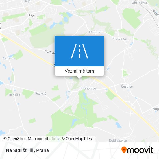 Na Sídlišti Ⅲ mapa