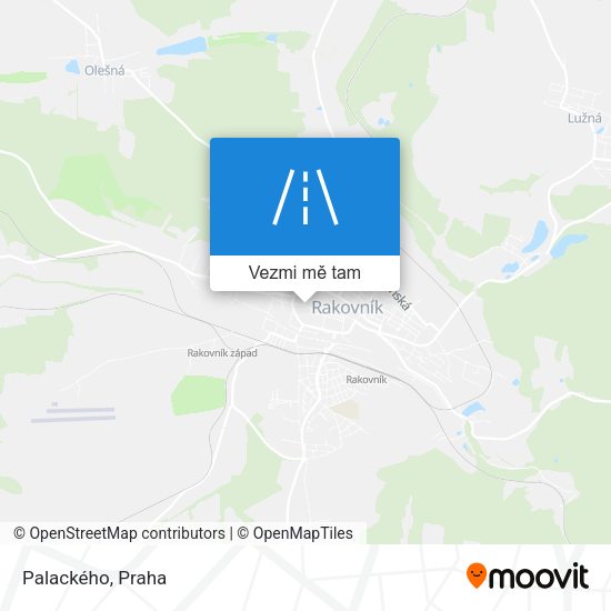 Palackého mapa