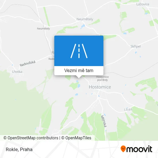 Rokle mapa