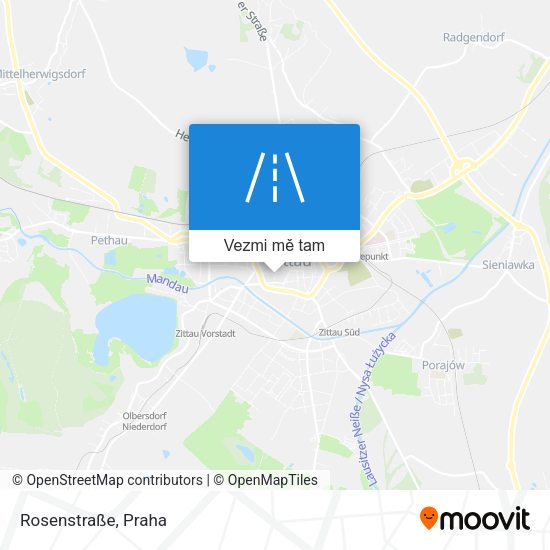 Rosenstraße mapa