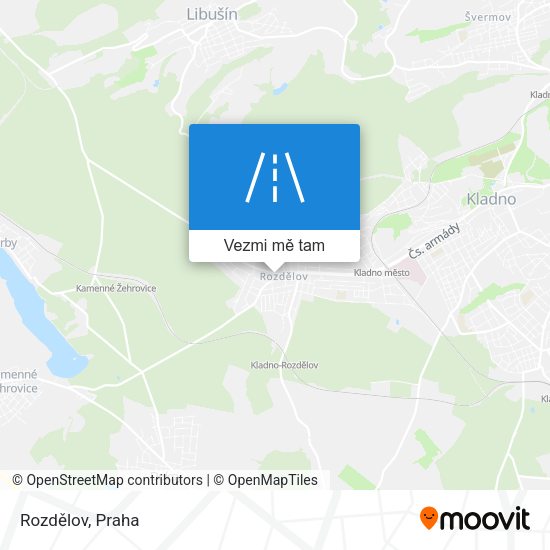 Rozdělov mapa