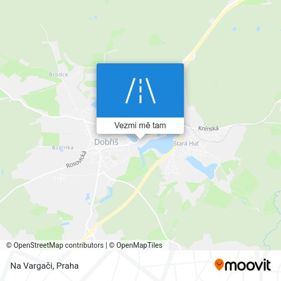Na Vargači mapa