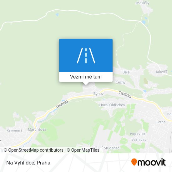 Na Vyhlídce mapa