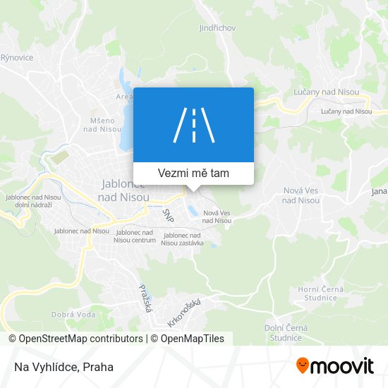 Na Vyhlídce mapa