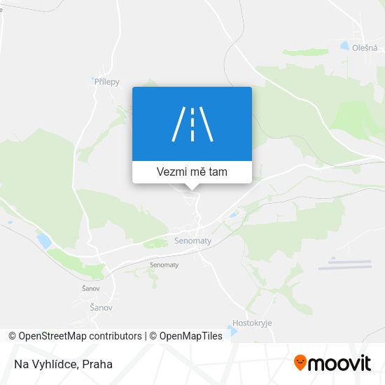 Na Vyhlídce mapa