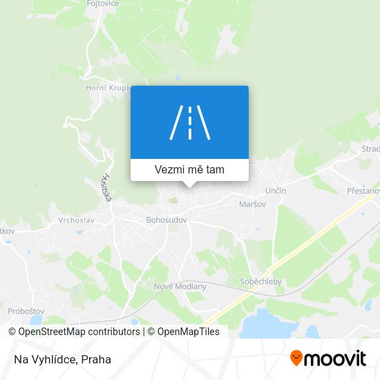 Na Vyhlídce mapa