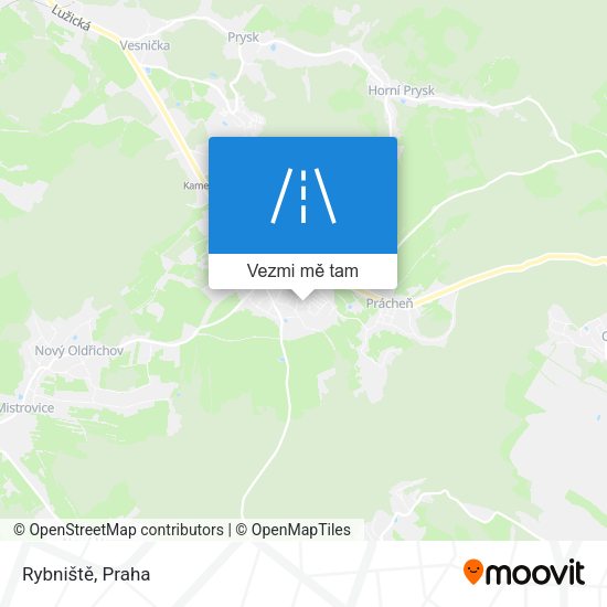 Rybniště mapa