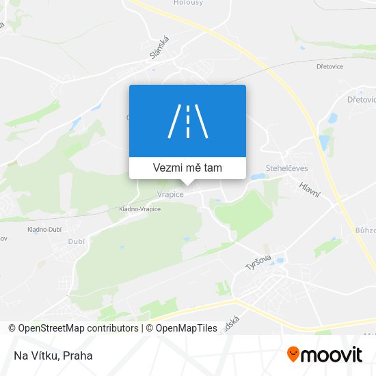 Na Vítku mapa