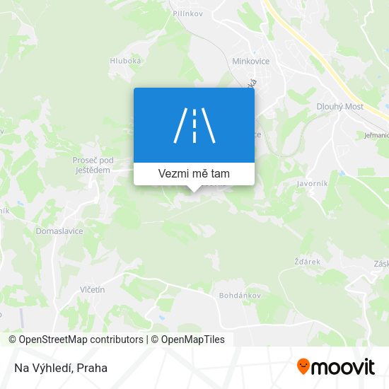 Na Výhledí mapa