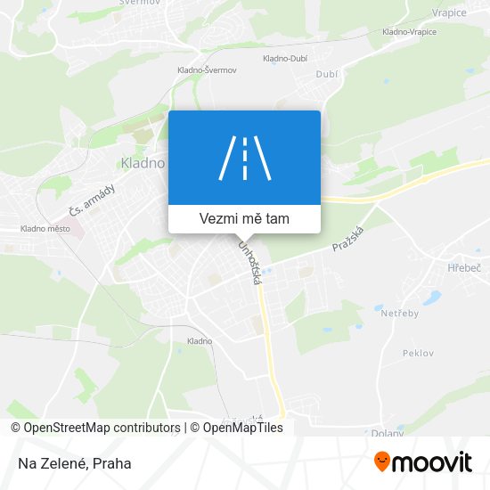 Na Zelené mapa
