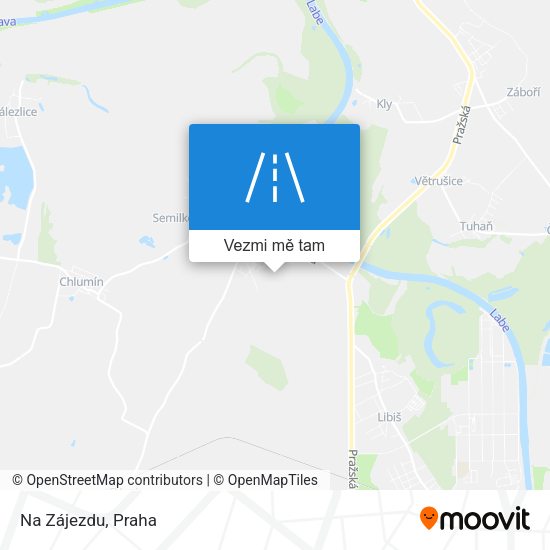 Na Zájezdu mapa