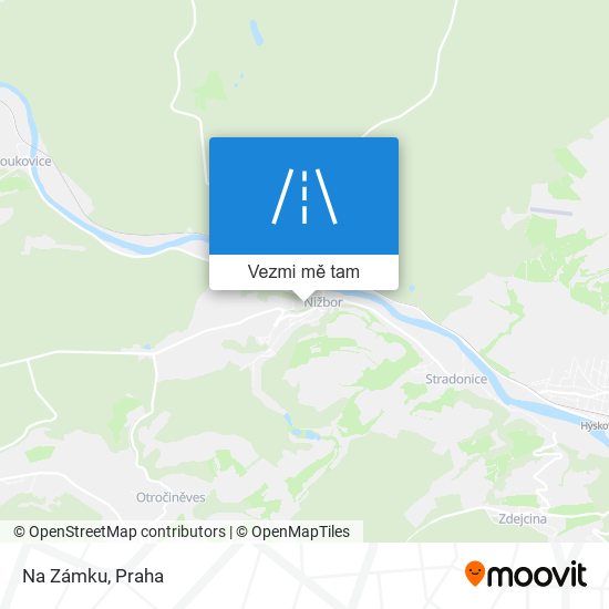 Na Zámku mapa
