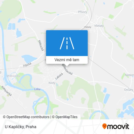 U Kapličky mapa