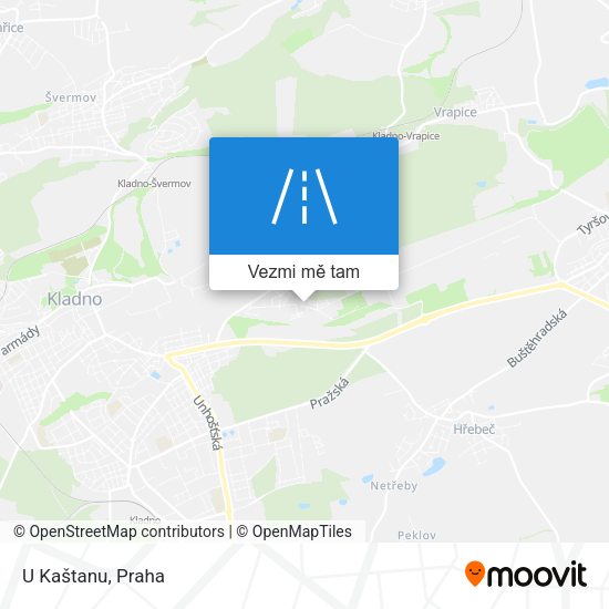 U Kaštanu mapa