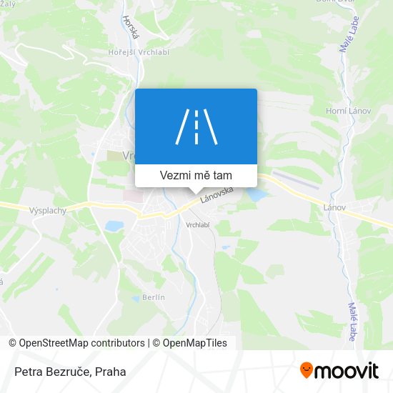 Petra Bezruče mapa