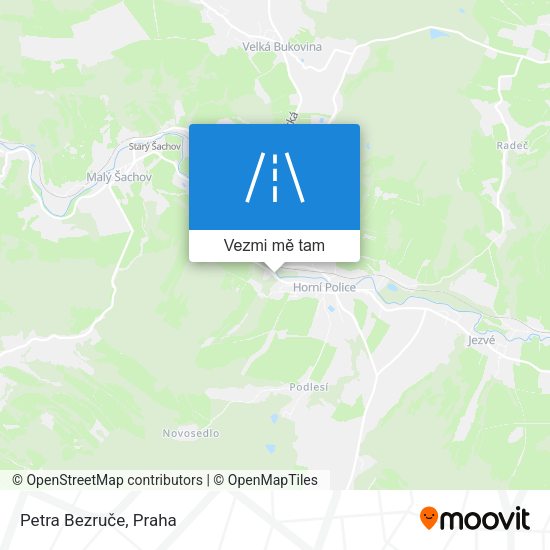 Petra Bezruče mapa