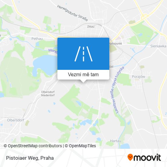 Pistoiaer Weg mapa