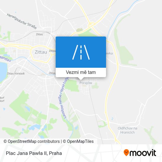 Plac Jana Pawła II mapa
