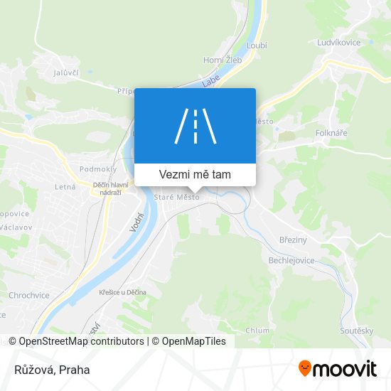 Růžová mapa