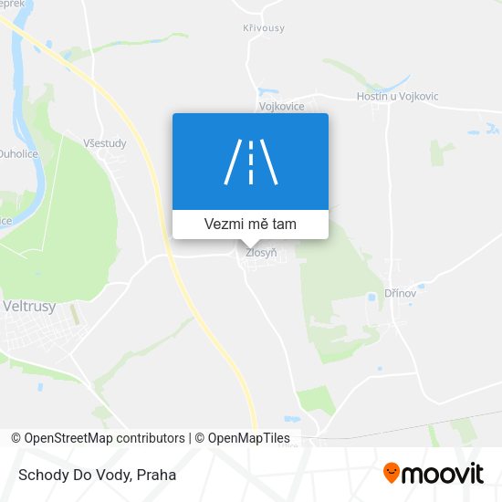 Schody Do Vody mapa