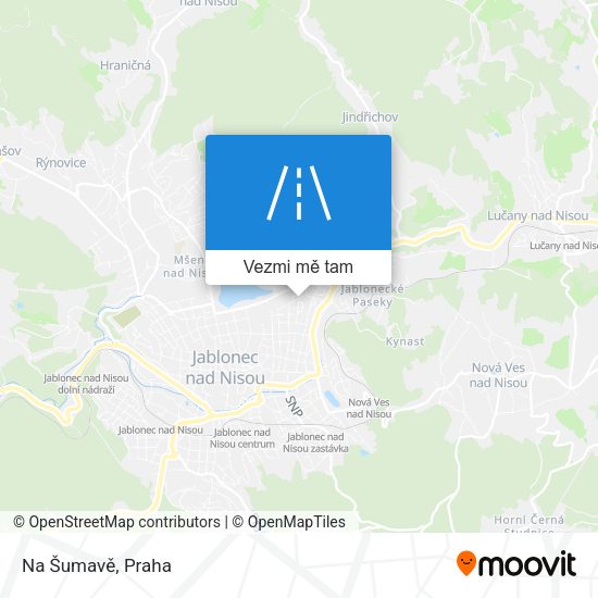 Na Šumavě mapa