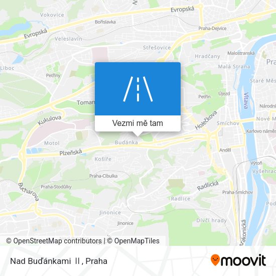 Nad Buďánkami ​Ⅱ mapa