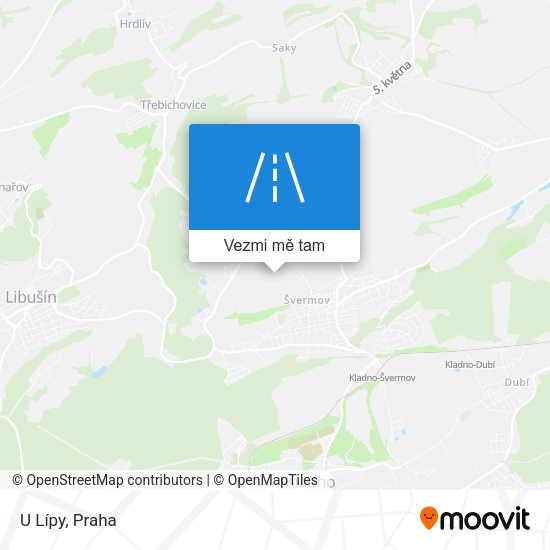 U Lípy mapa