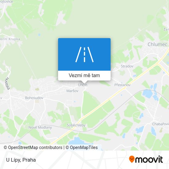 U Lípy mapa