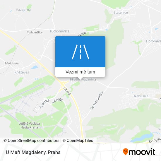 U Maří Magdaleny mapa