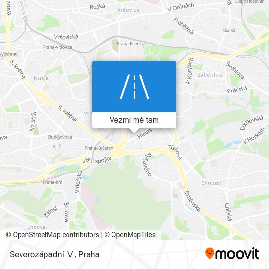 Severozápadní Ⅴ mapa