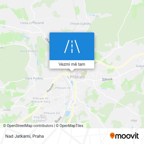 Nad Jatkami mapa