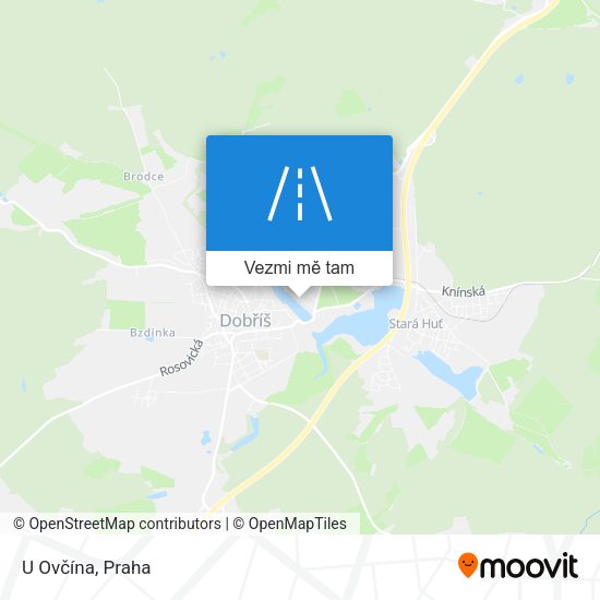 U Ovčína mapa