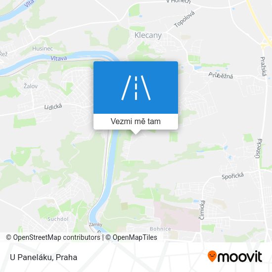 U Paneláku mapa