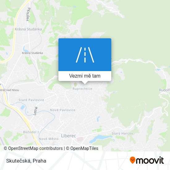 Skutečská mapa