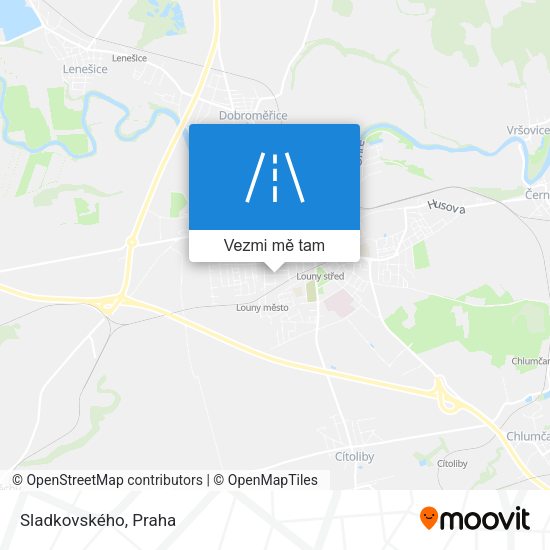 Sladkovského mapa
