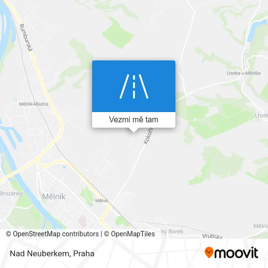 Nad Neuberkem mapa