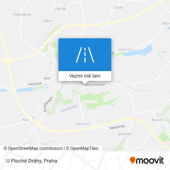 U Ploché Dráhy mapa