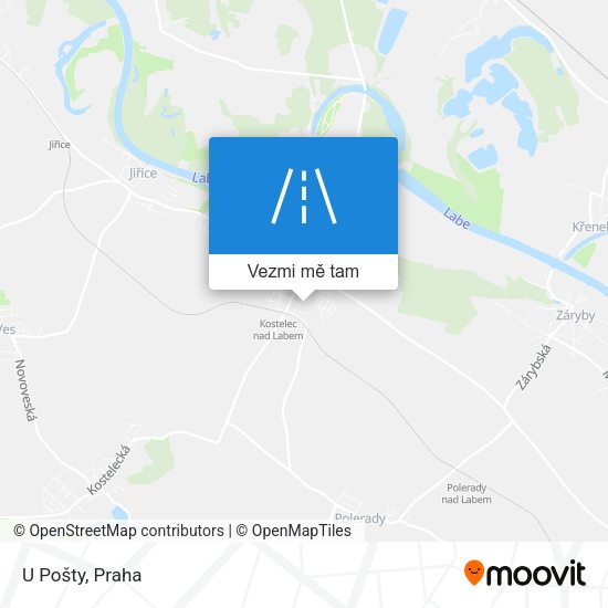 U Pošty mapa