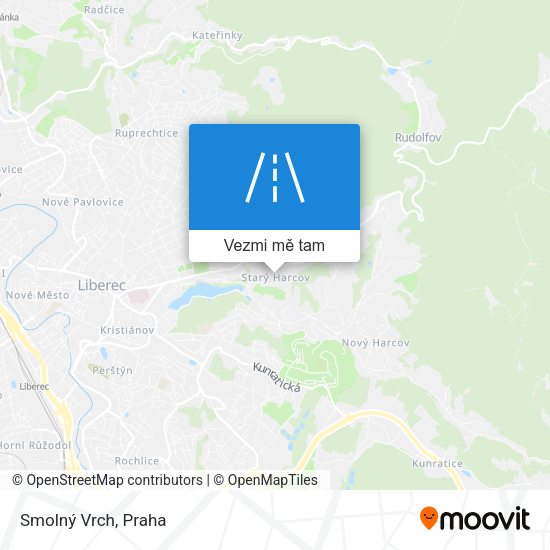 Smolný Vrch mapa