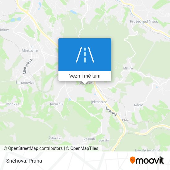 Sněhová mapa