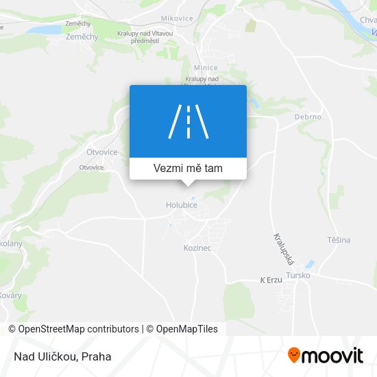 Nad Uličkou mapa