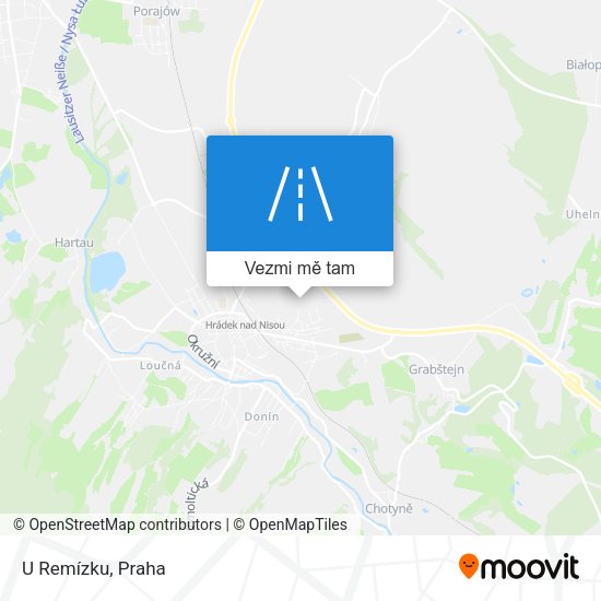 U Remízku mapa
