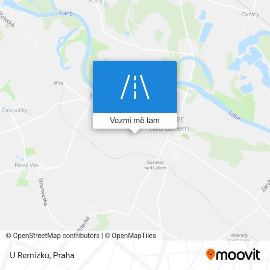 U Remízku mapa