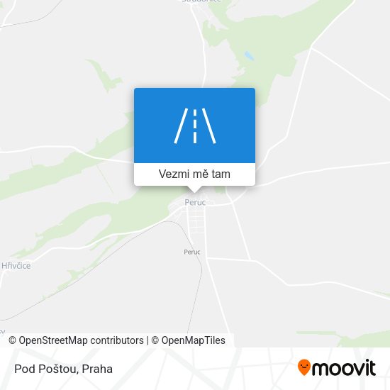 Pod Poštou mapa