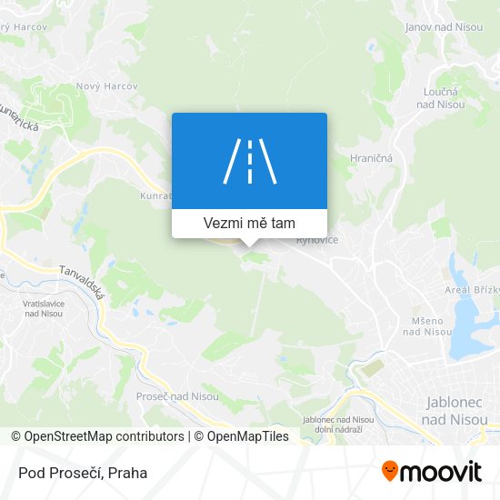 Pod Prosečí mapa