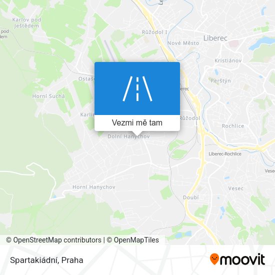 Spartakiádní mapa