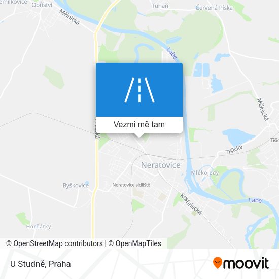 U Studně mapa