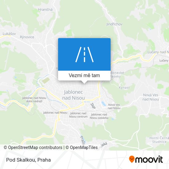 Pod Skalkou mapa