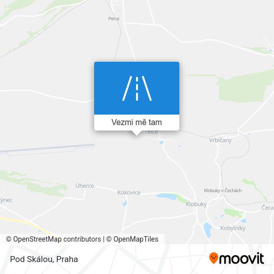 Pod Skálou mapa