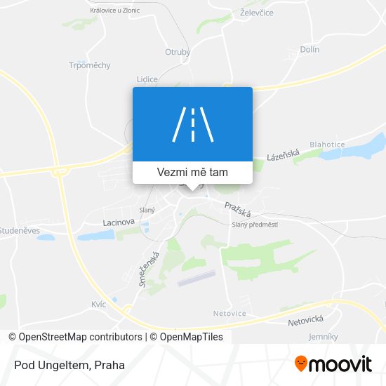 Pod Ungeltem mapa